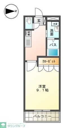 パラシオン平塚の物件間取画像